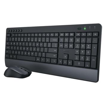 Trust Trezo draadloze deskset, uit gerecycleerd kunststof, qwerty