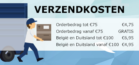 Verzendkosten inktknaller.nl